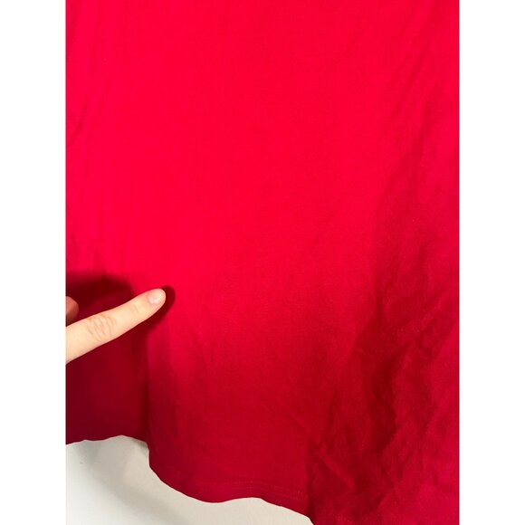 Hollister Graphic Tee Red XS Embroidery Y2K Grunge Classic Colorful 80s Retro - Picture 9 of 12